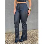 Calça Desire em Couro Fake PRETO