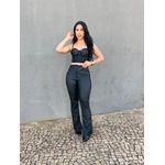 Calça Desire em Couro Fake PRETO