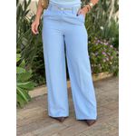 Calça Pantalona Jordana em Liocel AZUL CLARO