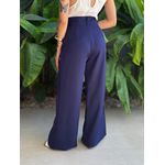 Calça Pantalona Laila em Alfaiataria AZUL MARINHO