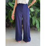 Calça Pantalona Laila em Alfaiataria AZUL MARINHO