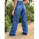 Calça Wide Leg Jeans Nexxo 13 LAVAGEM ESCURA 