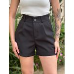 Shorts Paloma em Alfaiataria PRETO