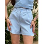 Shorts Paloma em Alfaiataria AZUL BEBE