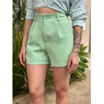 Shorts Paloma em Alfaiataria VERDE CLARO