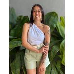 Shorts Lua em Linho VERDE MENTA