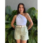 Shorts Lua em Linho VERDE MENTA