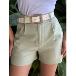 Shorts Lua em Linho VERDE MENTA
