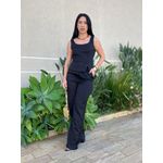 Conjunto Paula Calça e Blusa em Alfaiataria PRETO