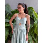 Vestido Midi Flavia VERDE ÁGUA