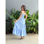 Vestido Midi Flavia AZUL BEBE