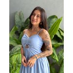 Vestido Midi Flavia AZUL BEBE