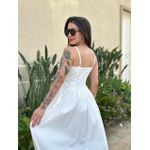 Vestido Midi Barbara OFF WHITE