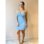 Vestido Curto Evelin AZUL CLARO