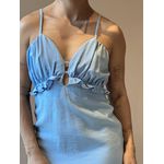 Vestido Curto Evelin AZUL CLARO