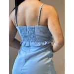 Vestido Curto Evelin AZUL CLARO
