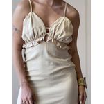 Vestido Curto Evelin BEGE