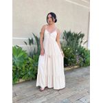 Vestido Midi Gleice BEGE