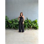 Calça Pantalona Laila em Alfaiataria PRETO