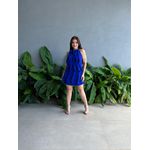 Vestido Babados Aniele AZUL BIC