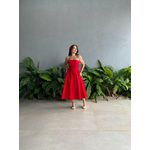 Vestido sem Alças Fran VERMELHO
