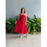 Vestido sem Alças Fran VERMELHO