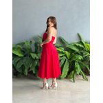 Vestido sem Alças Fran VERMELHO