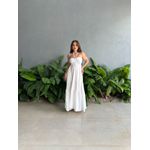 Vestido Longo Gabriele OFF WHITE