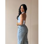 BLUSA CROPPED FRENTE ÚNICA BRANCA