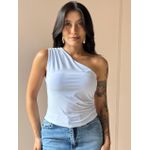 Cropped Alongado Nula Manga BRANCO