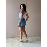 Cropped Alongado Nula Manga BRANCO