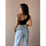 Cropped Alongado Nula Manga PRETO