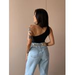 Cropped Alongado Nula Manga PRETO