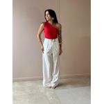 Cropped Alongado Nula Manga VERMELHO