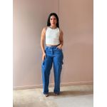 Regata Cropped com Aplicação de Ilhós OFF WHITE