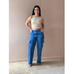 Regata Cropped com Aplicação de Ilhós BEGE