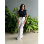 Blusa Muscle Tee em Malha Ribana PRETA