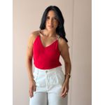 Regata Alças de Brilho VERMELHA