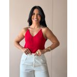 Regata Alças de Brilho VERMELHA