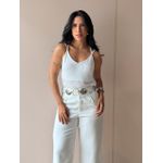 Regata Alças Finas Melina OFF WHITE.