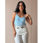Regata Alças Finas Melina AZUL CLARO