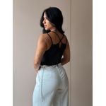 Regata Alças Finas Melina PRETA