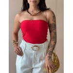 Cropped Tube Top VERMELHO