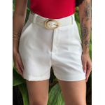 Shorts Kenia em Alfaiataria OFF WHITE