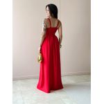 Vestido Longo Janete VERMELHO.