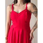 Vestido Longo Janete VERMELHO.