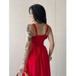 Vestido Longo Janete VERMELHO.