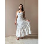 Vestido Midi Laise Perola CREME