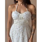 Vestido Midi Laise Perola CREME