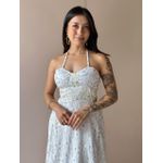 Vestido Midi Laise Perola CREME